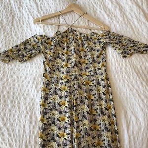 Topshop floral jumpsuit